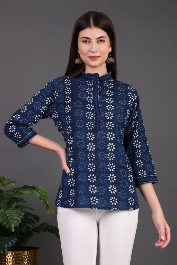 top in blue sade